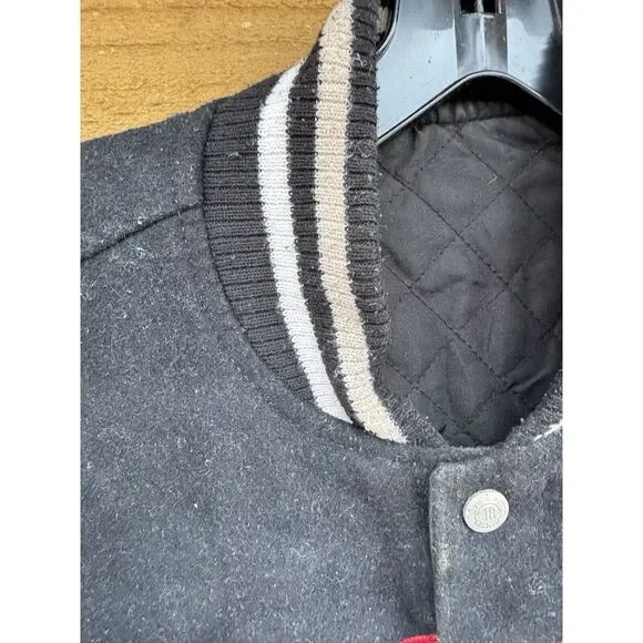 Vintage Rare Chicago Bulls NBA Championships Jacket Large Reversible *READ DES** - Picture 9 of 16